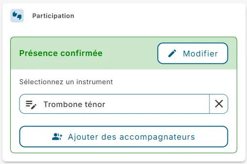 Présence Evenement